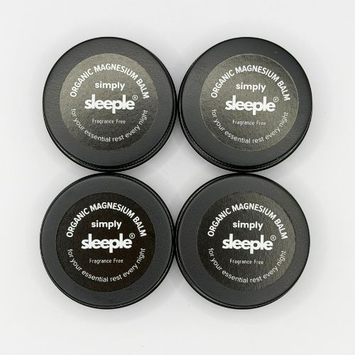 Simply Magnesium Balm Mini Bundle – Fragrance-Free x4