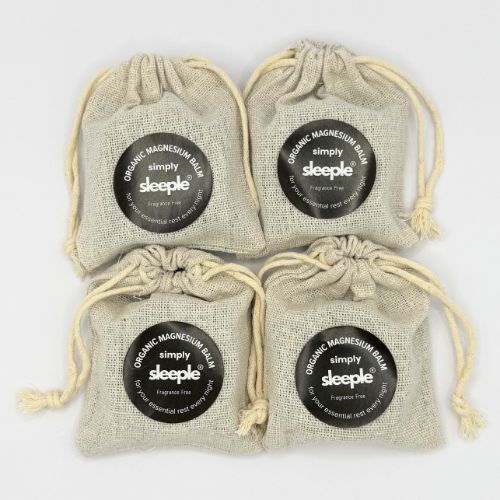 Simply Magnesium Balm Mini Bundle – Fragrance-Free x4